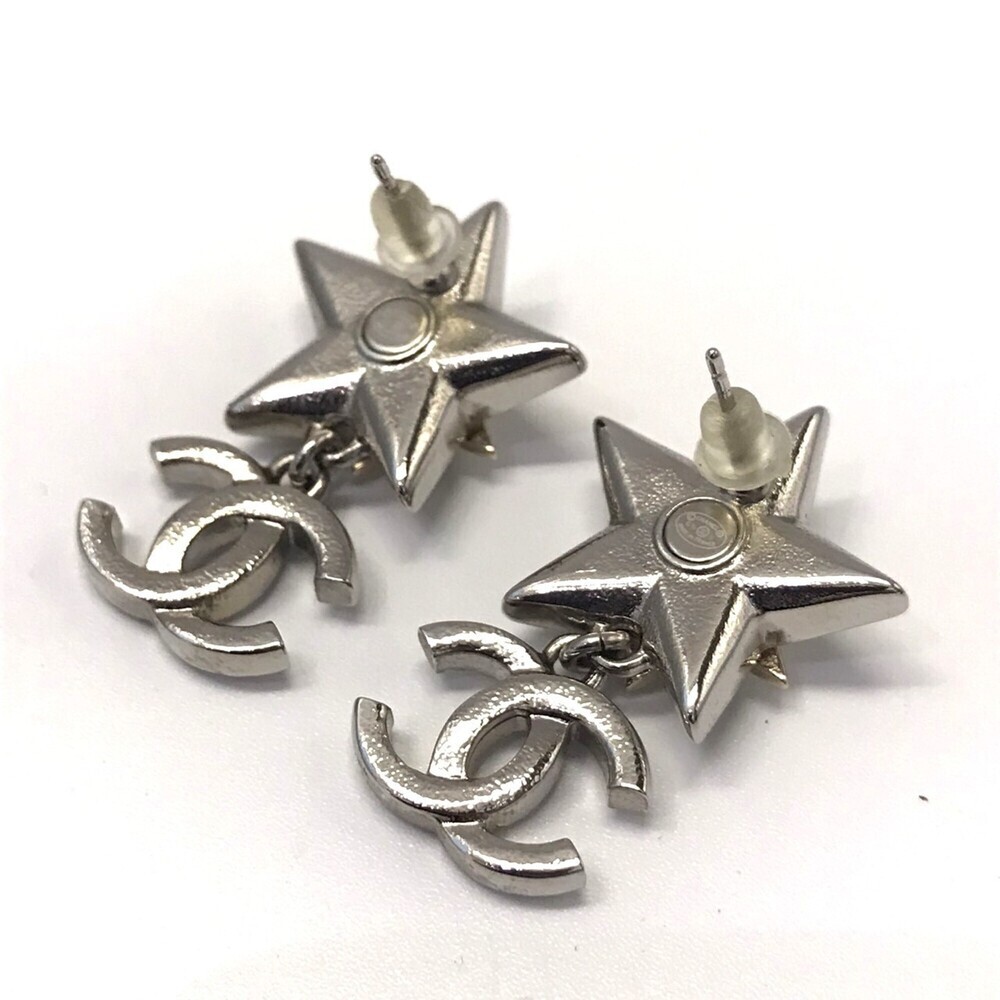 CHANEL Gold Logo Earrings - Picture 2 of 6